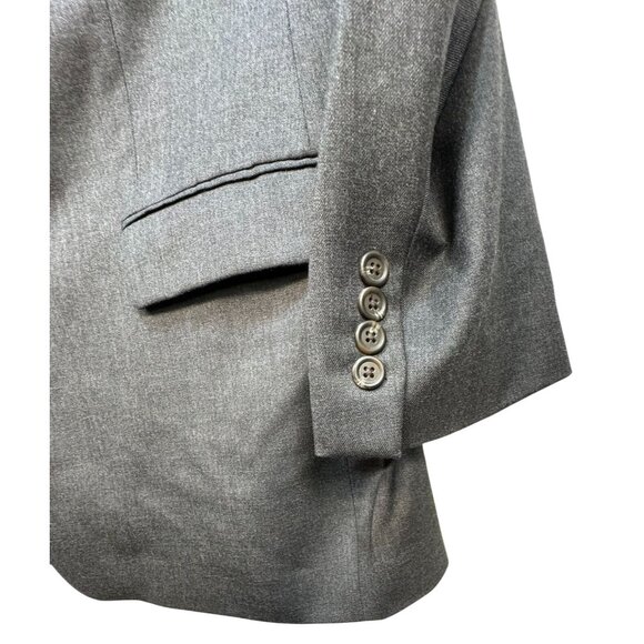 Lauren Ralph Lauren Mens Wool Suit Jacket Blazer Size 44R Grey Classic - Picture 10 of 14